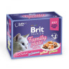 Brit Premium Cat pouch Семейная тарелка в желе 12x85 г (8595602519408) - зображення 1
