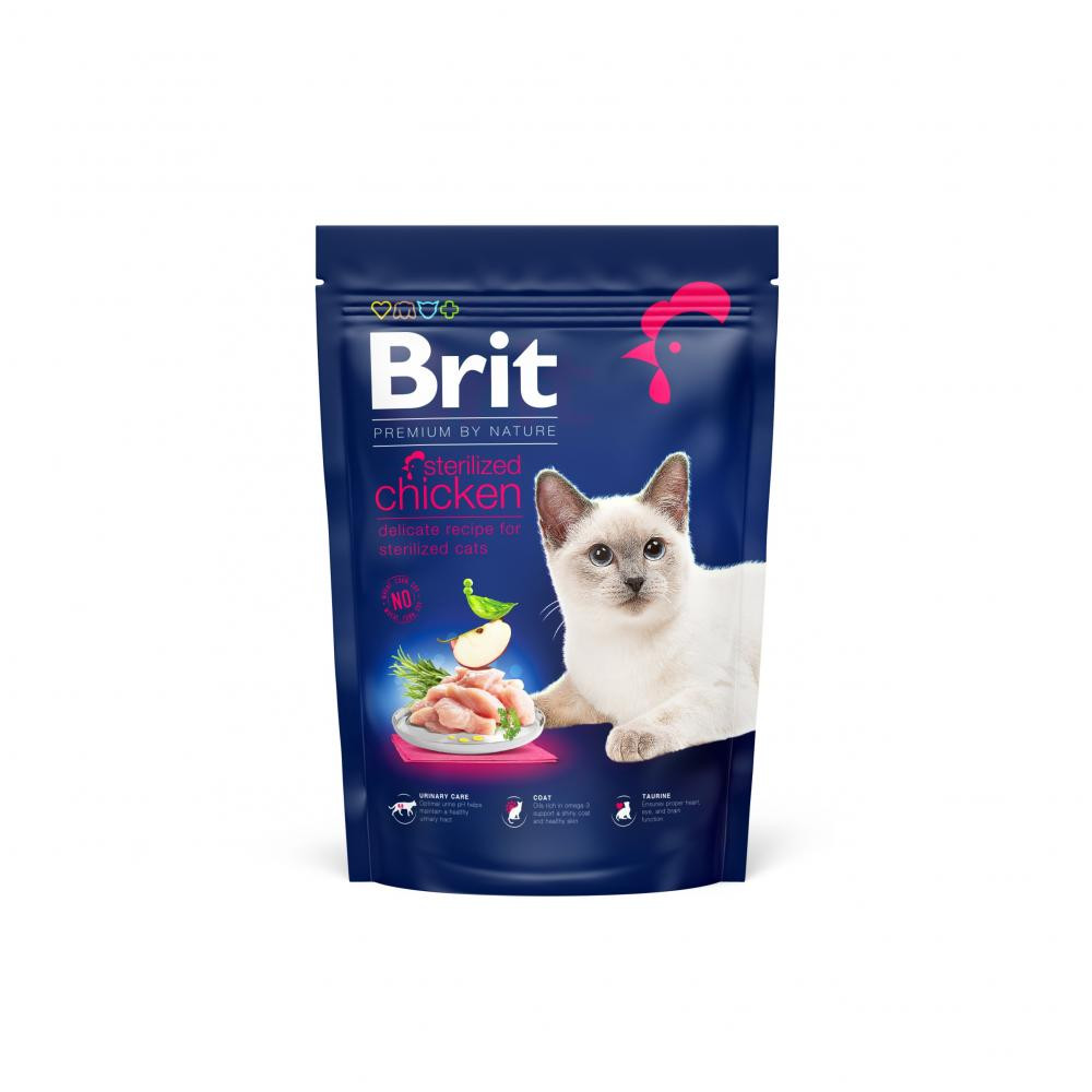 Brit Premium Cat Sterilized Chicken 0,8 кг (171854) - зображення 1