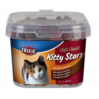Trixie Soft Snack Kitty Stars лакомство с лососем и ягненком, 140 г 42733 - зображення 1