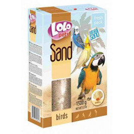 Lolo Pets Пісок для птахів з черепашками 1500г (72081)