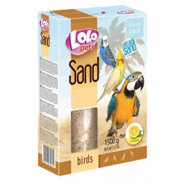Lolo Pets Пісок для птахів лимонний 1500г (72071)