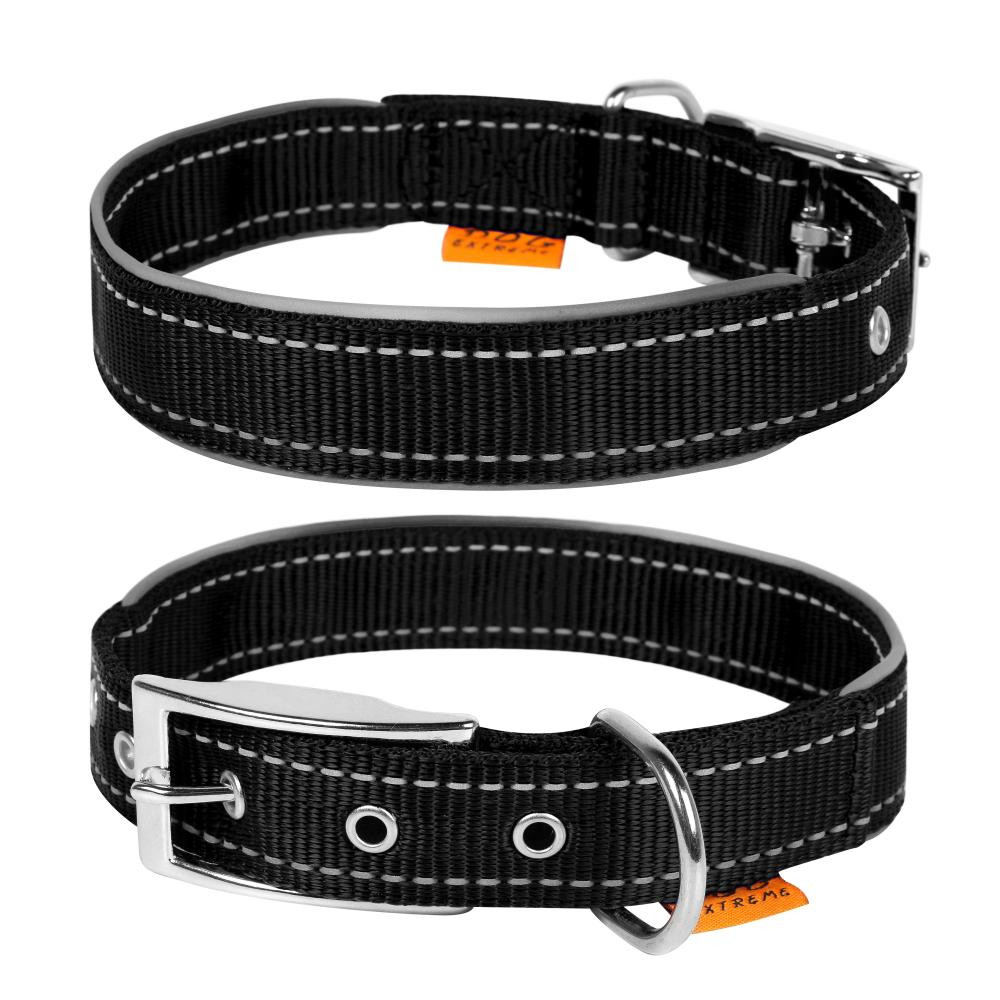 Collar Ошейник Dog Extremе 46-58 см 40 мм Черный (64481) - зображення 1