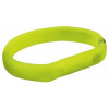 Trixie Амуниция для собак Светящийся зеленый ошейник-кольцо силиконовый Flash Light Ring USB 12684 - зображення 1