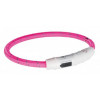 Trixie Safer Life USB Ошейник розовый, 65 см 12708 - зображення 1
