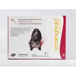 Zoetis Stronghold капли для собак 10-20кг 120 мг 1пипетка