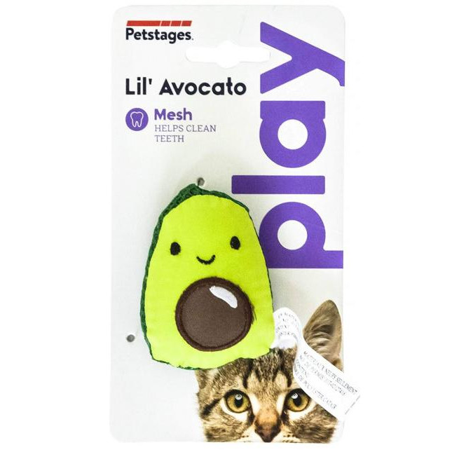 Petstages Игрушка для кошек Авокадо c кошачьей мятой (Pt67840) - зображення 1
