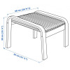 IKEA POANG-3 brazowy/Glose ecru (298.604.76) - зображення 2