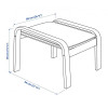 IKEA POANG-3 brazowy/Glose ecru (298.604.76) - зображення 9