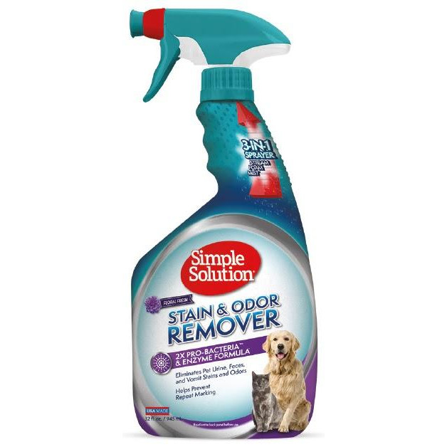 Simple Solution Stain & Odor Remover Floral Fresh Scent Средство для удаления пятен и запаха животных с цветочным ар - зображення 1