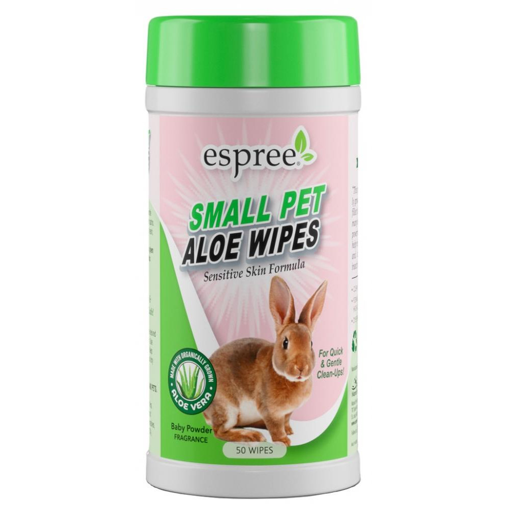 Espree Вологі серветки для грумінгу дрібних тварин  Small Animal Wipes 50 шт (0748406007512) - зображення 1