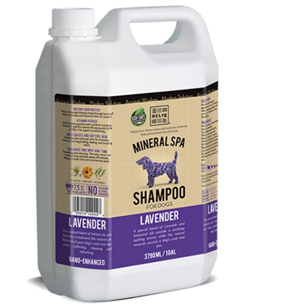 Reliq Mineral Spa Lavender Shampoo с маслом лаванды для восстановления и увлажнения шерсти 3.79л (SGAL-LAV - зображення 1