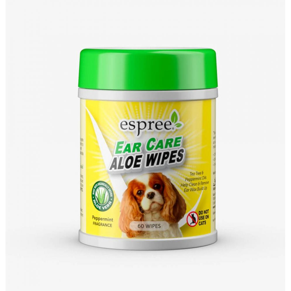 Espree Средства по уходу Салфетки для ушей собак Ear Care Wipes (Эспри) e01277 (60 шт) - зображення 1