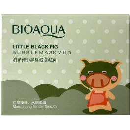 Bioaqua Маска для обличчя  Littlie Black Pig Bubble Mask 100 г (6976068950677)