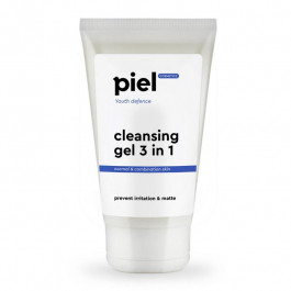 Piel Cosmetics Гель 3in1 PielCosmetics для щоденного вмивання нормальної та комбінованої шкіри Youth Defence, 150 м