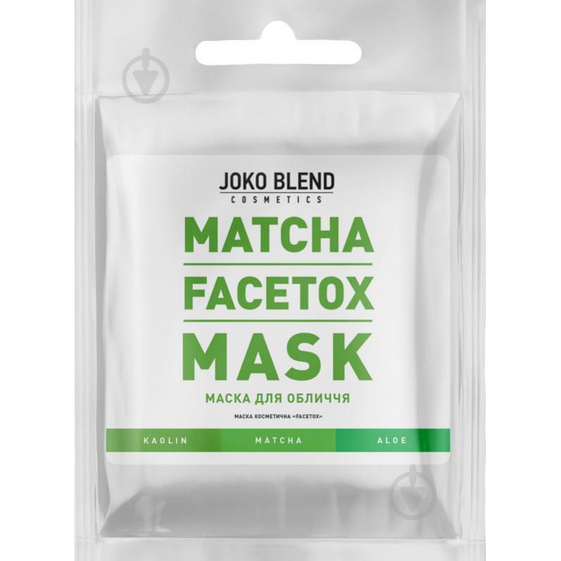 Joko Blend Matcha Facetox Mask 100 g Маска для обличчя - зображення 1