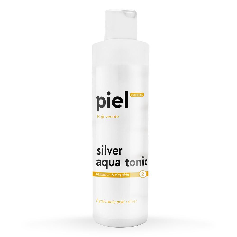Piel Cosmetics Тонік PielCosmetics для шкіри з ознаками старіння Silver Aqua Rejuvenate, 250 мл - зображення 1