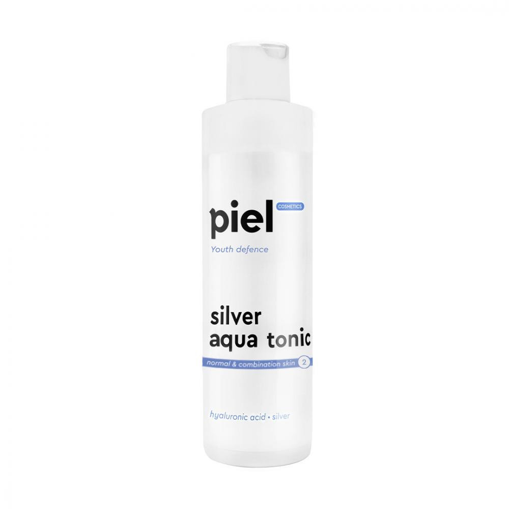 Piel Cosmetics Зволожуючий тонік PielCosmetics для нормальної/комбінованої шкіри обличчя Silver Aqua Tonic Youth De - зображення 1