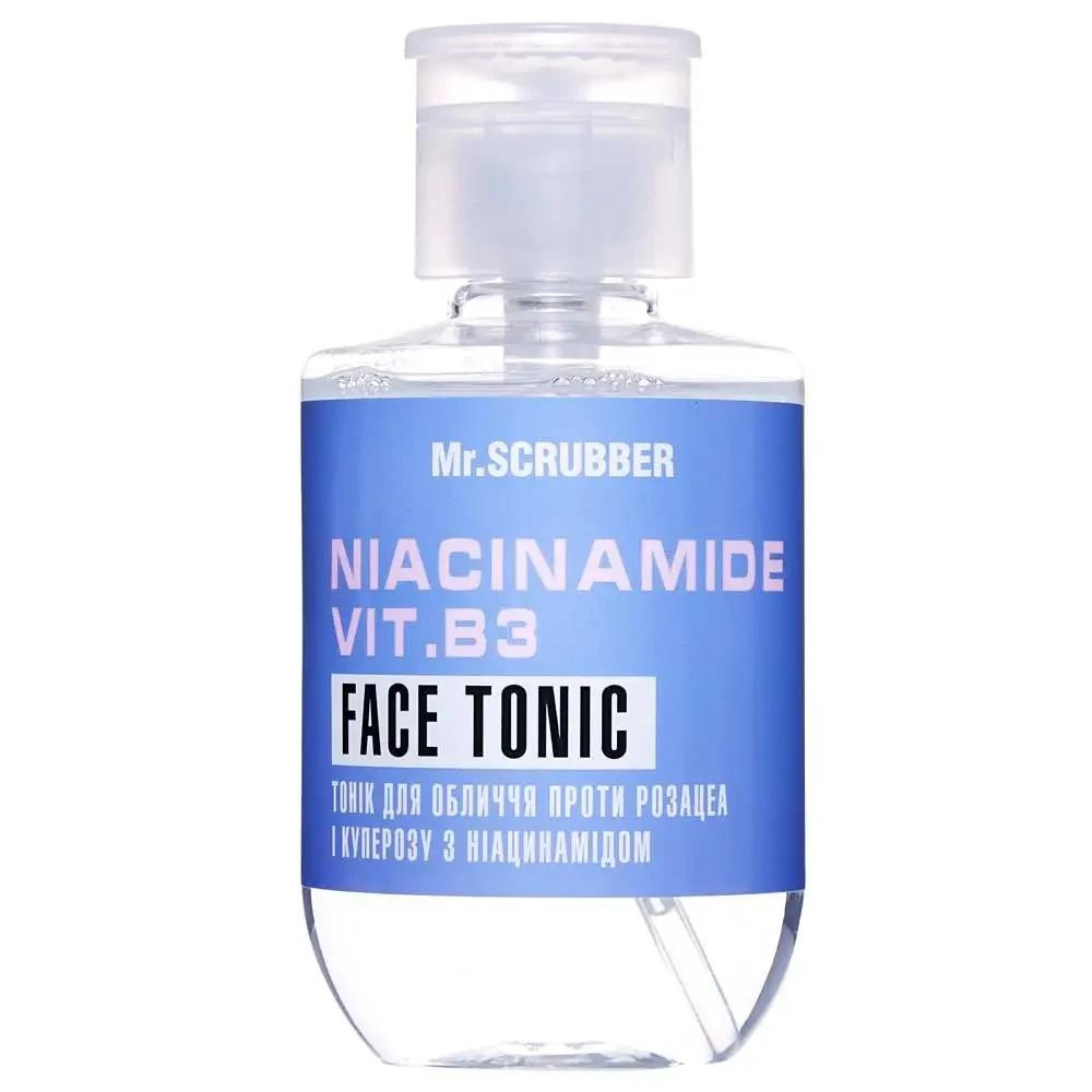 Mr. Scrubber - Тонік для обличчя проти розацеа та куперозу з ніацинамідом Niacinamide Vit. B3 Face Tonic (250 мл) - зображення 1