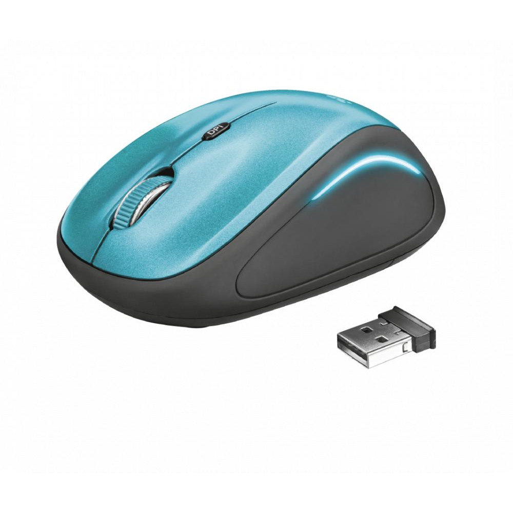Trust Yvi FX wireless mouse blue (22334) - зображення 1