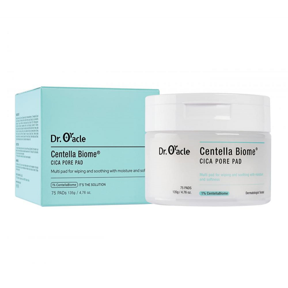 Dr. Oracle Диски для обличчя Centella Biome Cica Pore Pad Dr.Oracle 75 шт - зображення 1