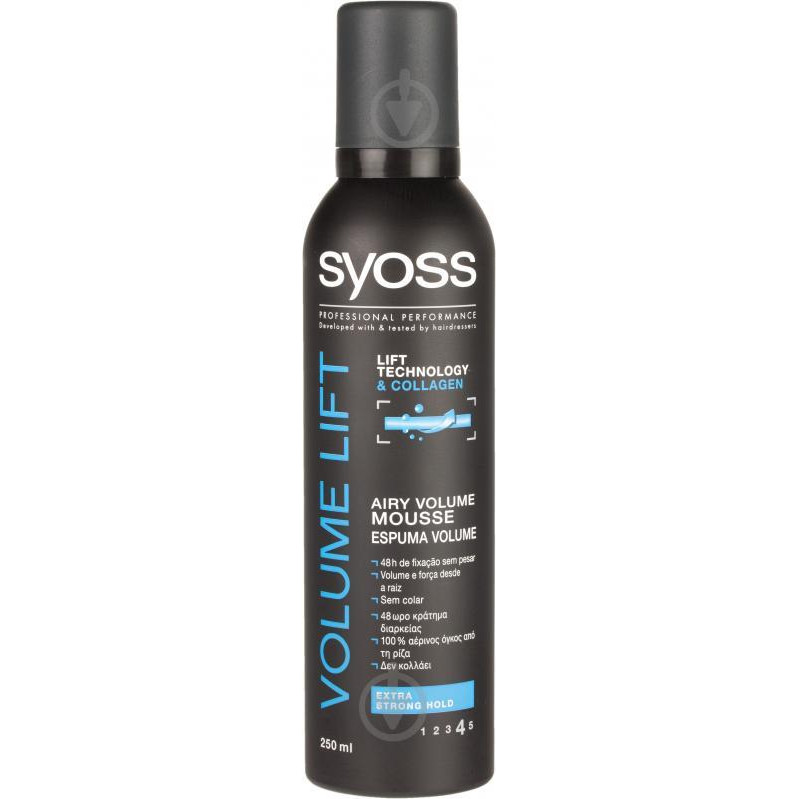 Syoss Пінка-мус для укладання для волосся  Volume Lift 250 мл - зображення 1