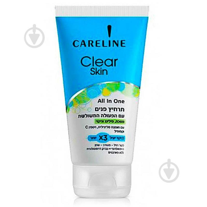 Careline Засіб для очищення шкіри обличчя  Clear Skin All In One 3в1 150 мл (7290104964251) - зображення 1