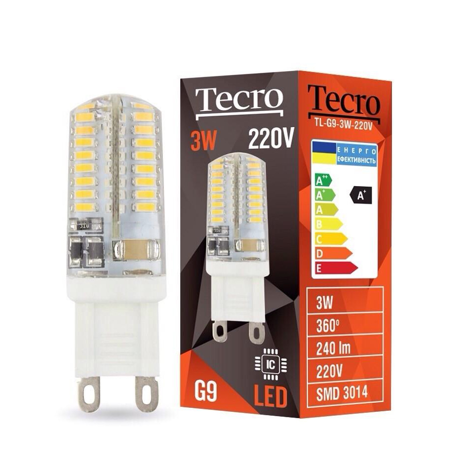 Tecro TL-G9-3W-220V 4100K - зображення 1