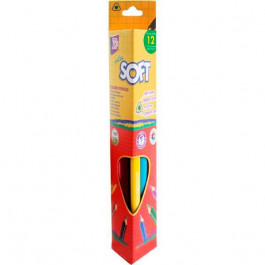 Cool For School Карандаши цветные "Extra Soft", 6 цветов, треугольные (CF15142)