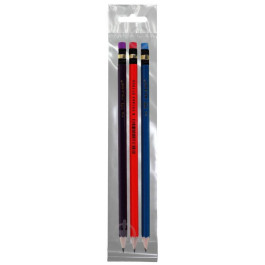 CLASS Набор карандашей чернографитных HВ 3 шт. с ластиком Neon цвет в ассортименте 119