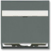 ABB Лицевая панель с маркировочной этикеткой графит/бело-ледяной, Neo (5014M-A00100 61) - зображення 1
