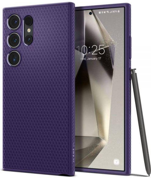 Spigen Samsung Galaxy S24 Ultra Liquid Air Deep Purple ACS07449 - зображення 1