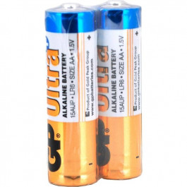 GP Batteries AA bat Alkaline 2шт Ultra (15AUEBC-2S2)