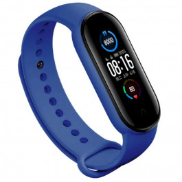   BeCover Силіконовий ремінець для Xiaomi Mi Smart Band 5 / Mi Smart Band 6 Blue (705064)