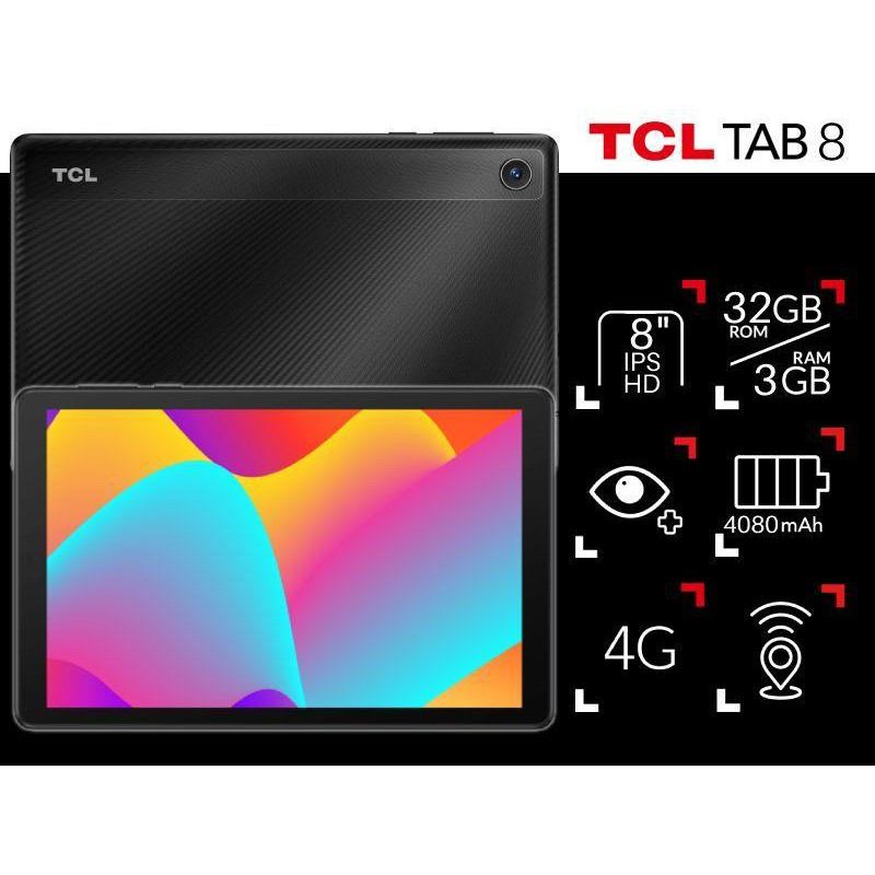 TCL TAB 8 LTE 3/32GB Prime Black (9132G1-2ALCUA11) - зображення 1