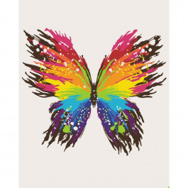 Art&Craft Картина за номерами "Кольоровий метелик"  11647-AC 40х50 см