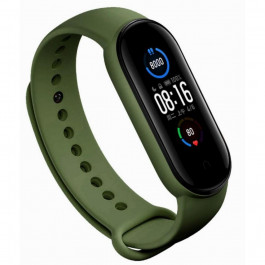   BeCover Силіконовий ремінець для Xiaomi Mi Smart Band 5 / Mi Smart Band 6 Khaki (705068)