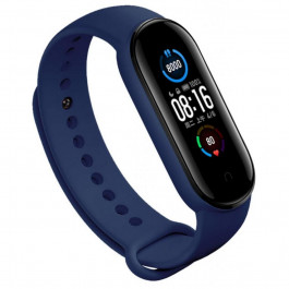   BeCover Силіконовий ремінець для Xiaomi Mi Smart Band 5 / Mi Smart Band 6 Deep Blue (705065)