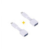 XoKo AC-110 USB - MicroUSB с кабелем белый (XK-AC110-WH) - зображення 1