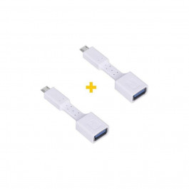 XoKo AC-110 USB - MicroUSB с кабелем белый (XK-AC110-WH)