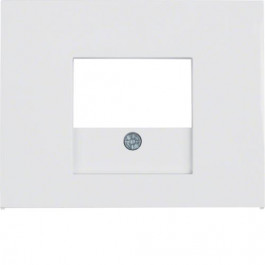Berker Накладка для громкоговорителей, USB-розеток, полярная белизна K.1 (10357009)