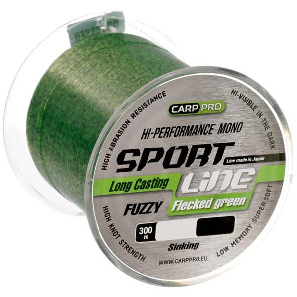 Carp Pro Sport Line Fuzzy Flecked Green / 0.335mm 300m 7.8kg (CP2403-0335) - зображення 1
