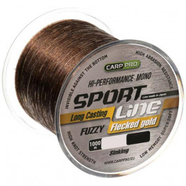 Carp Pro Sport Line Fuzzy Flecked Gold / 0.286mm 1000m 6.0kg (CP2310-0286)