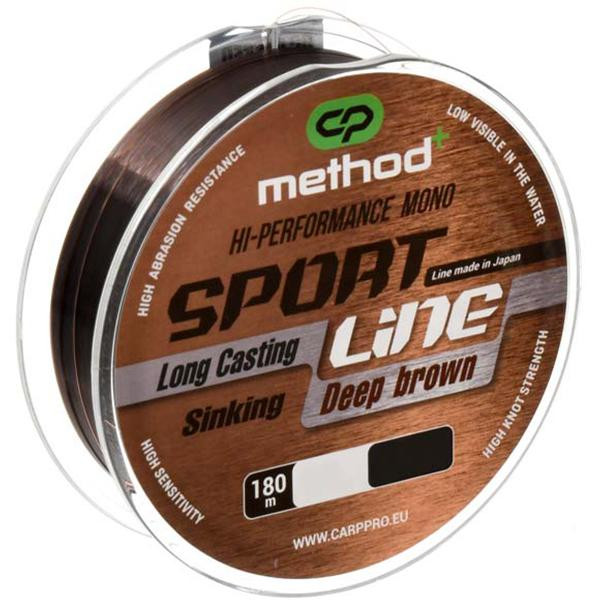 Carp Pro Sport Line / Deep Brown / 0.20mm 180m 2.3kg (CP4616-0200) - зображення 1