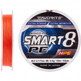Favorite Smart PE 8x #0.5 / Red Orange / 0.117mm 150m 4.1kg