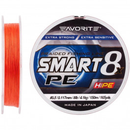   Favorite Smart PE 8x #0.5 / Red Orange / 0.117mm 150m 4.1kg