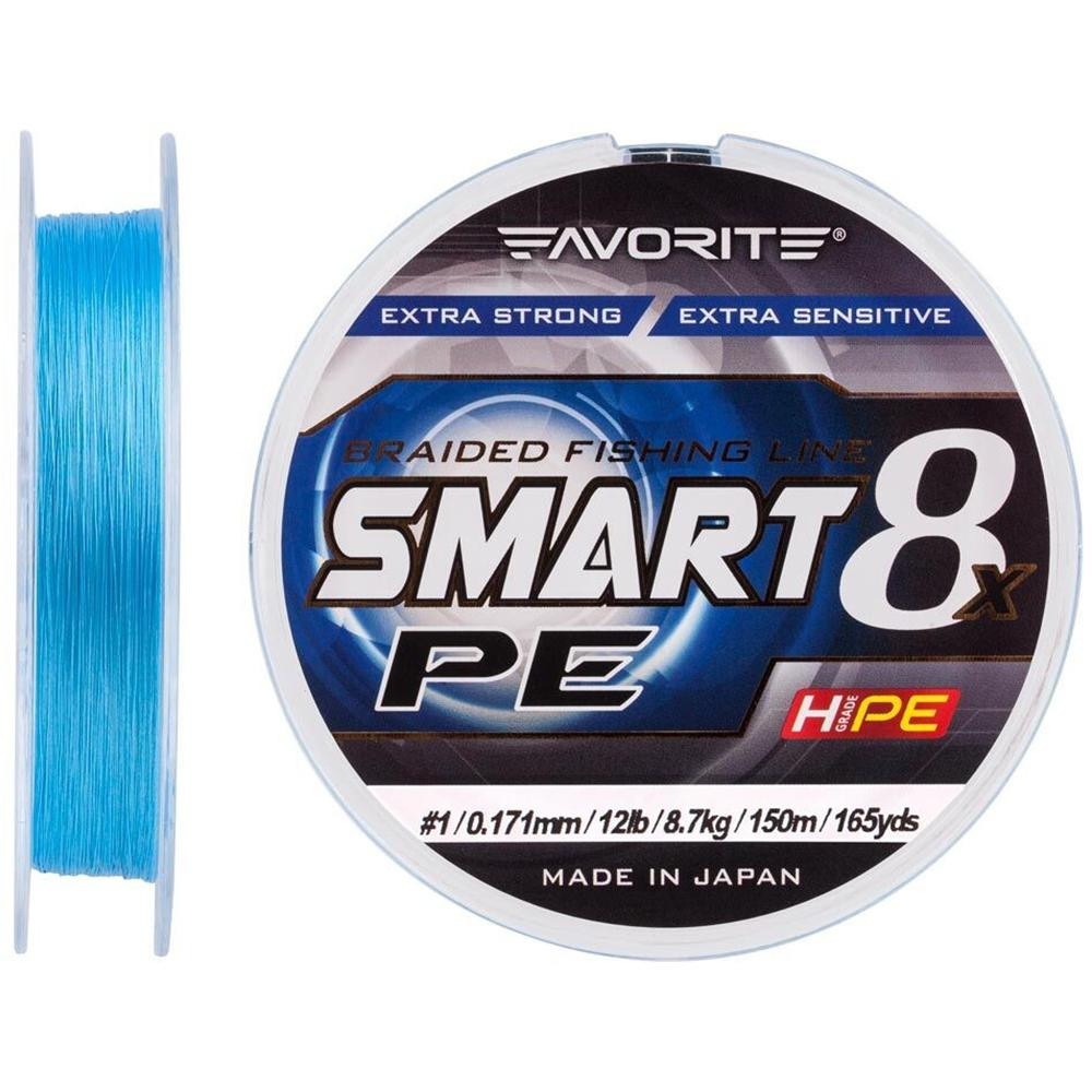 Favorite Smart PE 8x #1.0 / Blue / 0.171mm 150m 8.7kg - зображення 1