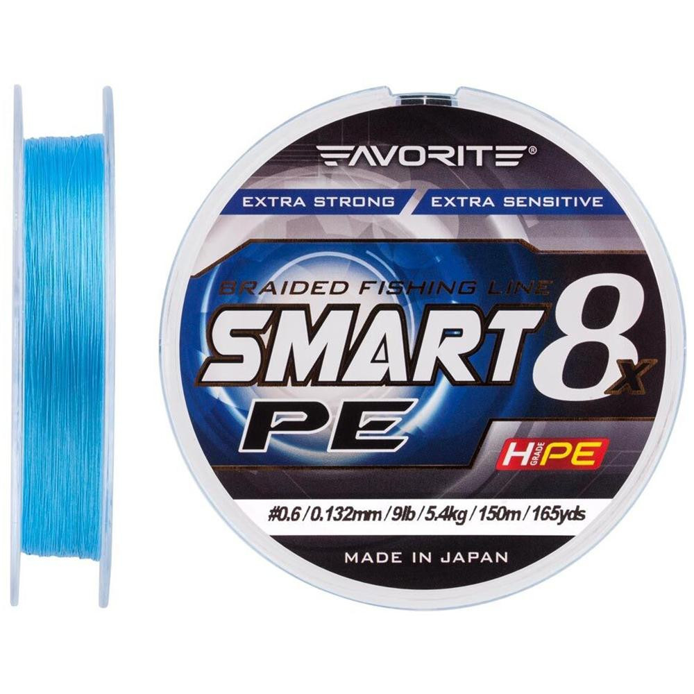 Favorite Smart PE 8x #0.6 / Blue / 0.132mm 150m 5.4kg - зображення 1