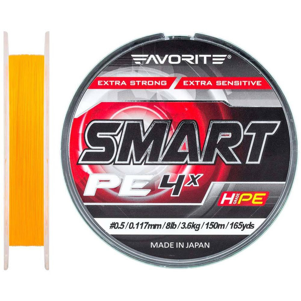 Favorite Smart PE 4x #0.5 Orange (0.117mm 150m 3.60kg) - зображення 1