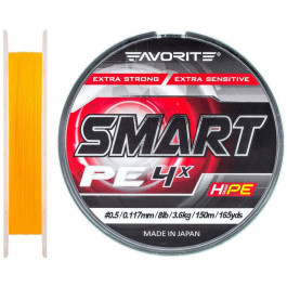 Favorite Smart PE 4x #0.5 Orange (0.117mm 150m 3.60kg)