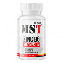 MST Nutrition Zinc B6 Magnesium, 60 вегакапсул